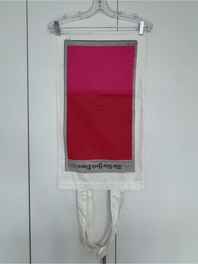 Saint Laurent White Tote Art Bazel Sho Shibuya